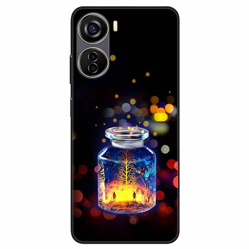 For ZTE Libero 5G IV Case A302 Soft Silicone Lovely Shockproof Cover for ZTE Libero 5G IV TPU Coque Cute Cats Funda Shells 6.6''