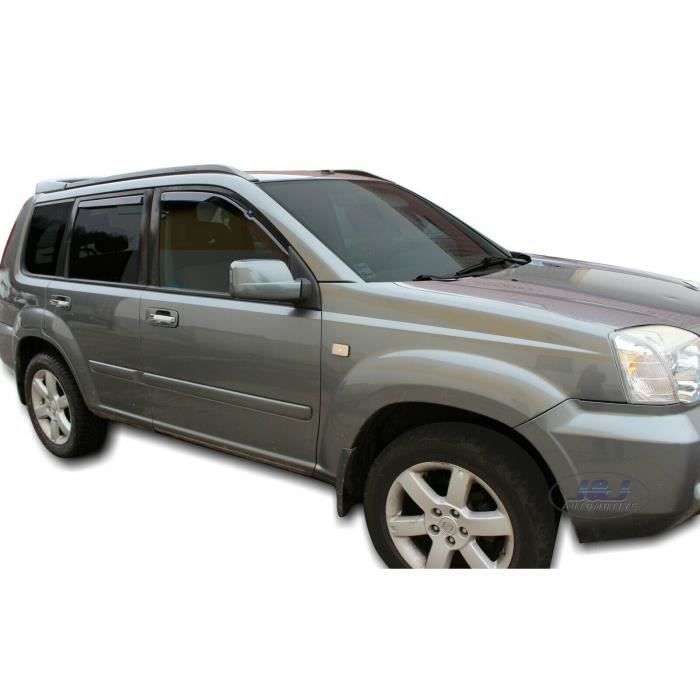 Déflecteurs d'Air - Nissan - X-Trail T30 - 2001-2007 - 4 Pièces - Acrylique Teinté 3 Mm