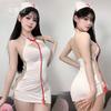 Domila Lenjerie Sexy Bretele Sexy Seducție Hollow Slim Outfit Asistentă Set Uniforme Cosplay F674