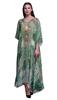 Phagun Butterflies & Leopard Animal Skin Beach Kaftan Bikini Cover Up Womena    S Maxi Dress Long