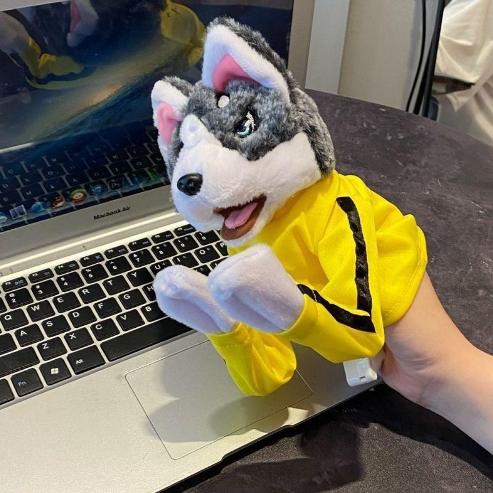 Funny Sound Boxer Hand Puppet With Sound Interactive Hand Puppet Finger Battle Toy Kids Party