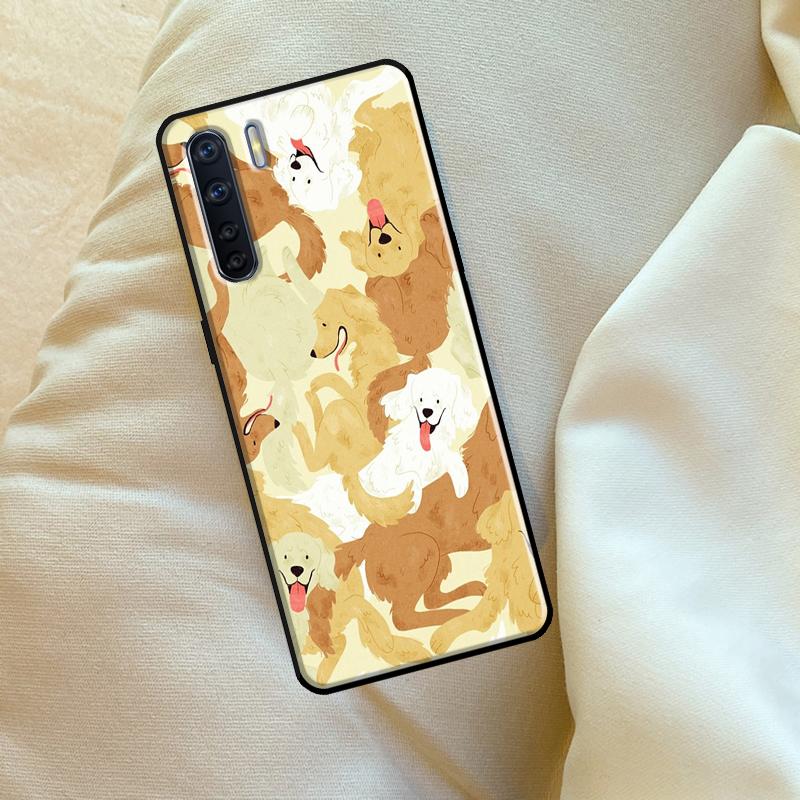 

Golden Retriever Dog Case For Oppo A6 A5 Pro A15 A57 A17 A54 A74 A94 A76 A16 A96 A40 A60 A80 A18 A38 A58 A78 A98 OPPO A16