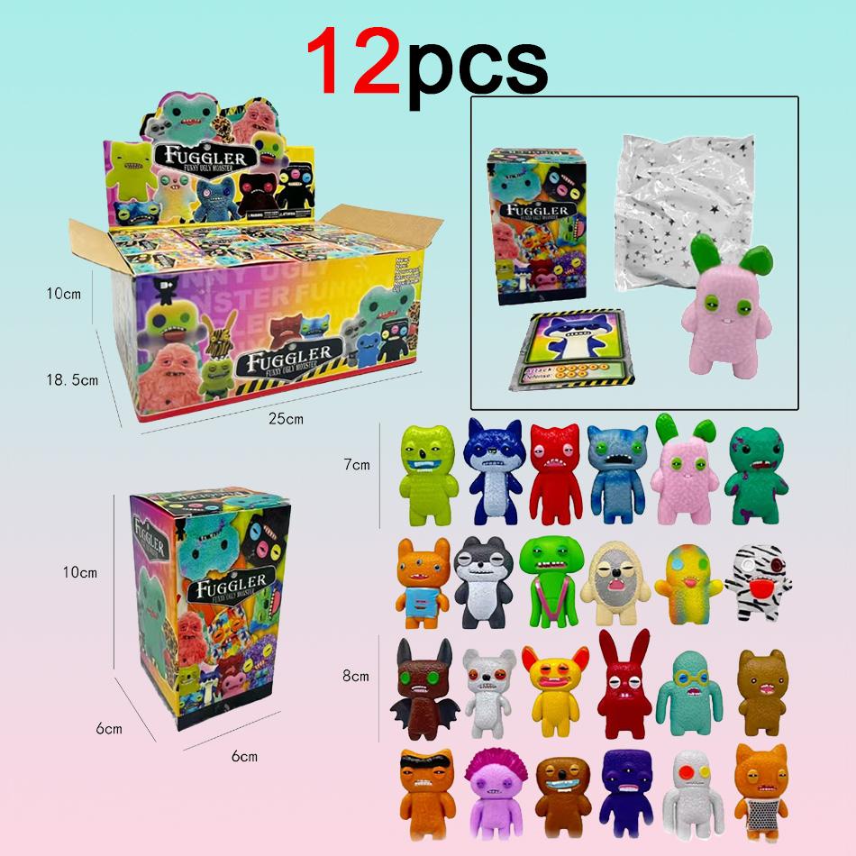 Fuggler Mostro dei Denti Serie Blind Box Divertente Brutto Giocattolo d'Azione Scatola Cieca Creativa Figura da Collezione Cartone Animato Popolare Sorpresa