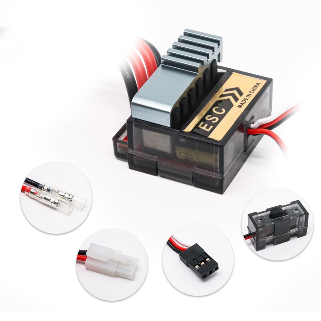 Zweiwege-320A-ESC-Mini-Bürsten-Elektro-Drehzahlregler für RC-Auto-modifiziertes Spielzeug für erwachsene Kinder, die Zubehör spielen