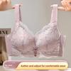 Female Spring and Autumn Lace Small Breasts Show Large Close Pair of Anti Sagging Traceless Underwear