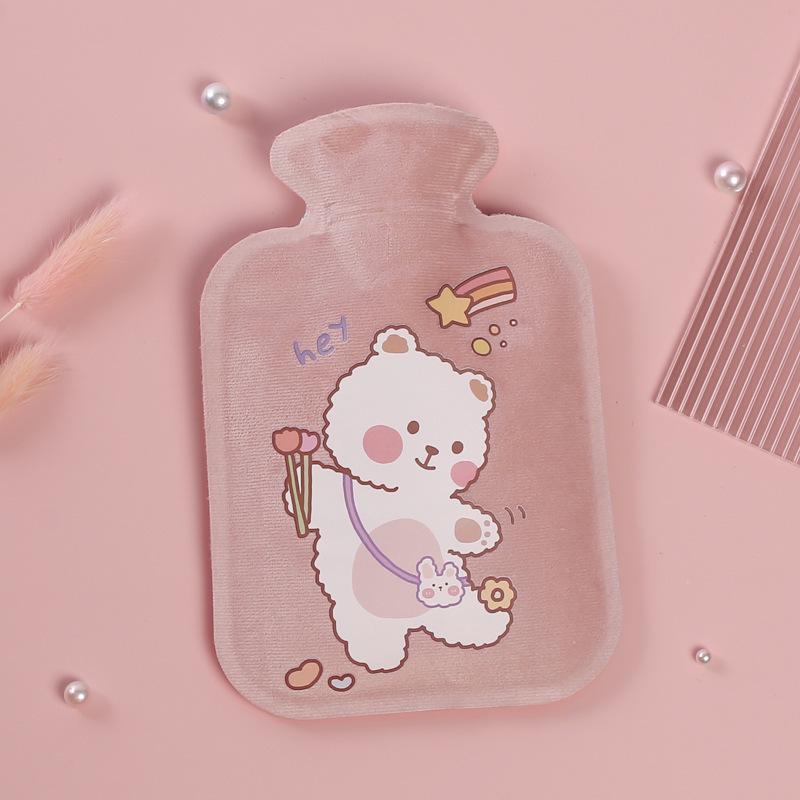 Mini Plush Cartoon Hot Water Bottle & Hand Warmer