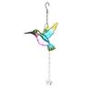 Hummingbird Crystal Prism Window Ornament - Rainbow Maker for Home & Garden Decor