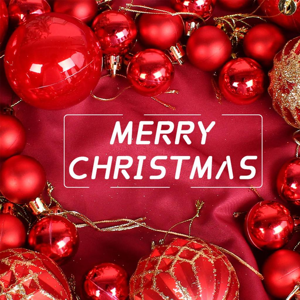 Christmas Ball Ornaments 40 Pieces Holiday Decorative Balls Hangable Christmas Ornament For Housewarming Living Room Indoor