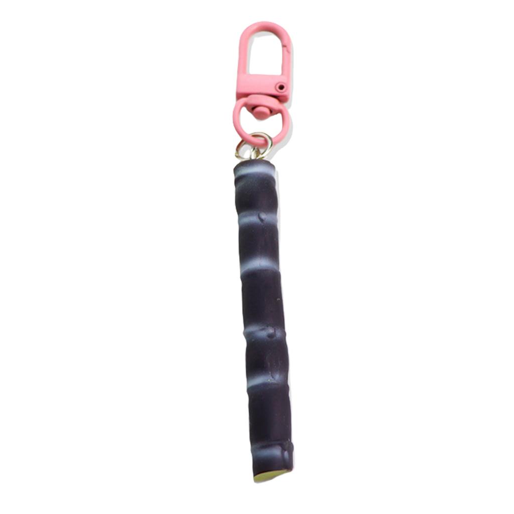 Realistic Food Keychain Cane Design Keyrings with Eye Catching Details Durable Alloy Material Perfect For All Ages