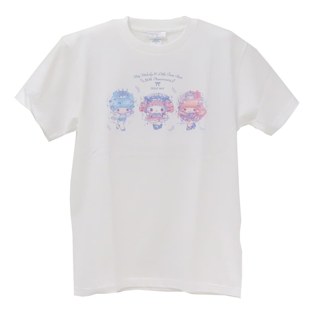 

Футболка My Melody & Little Twin Stars x DOLLY MIX Белая Размер M