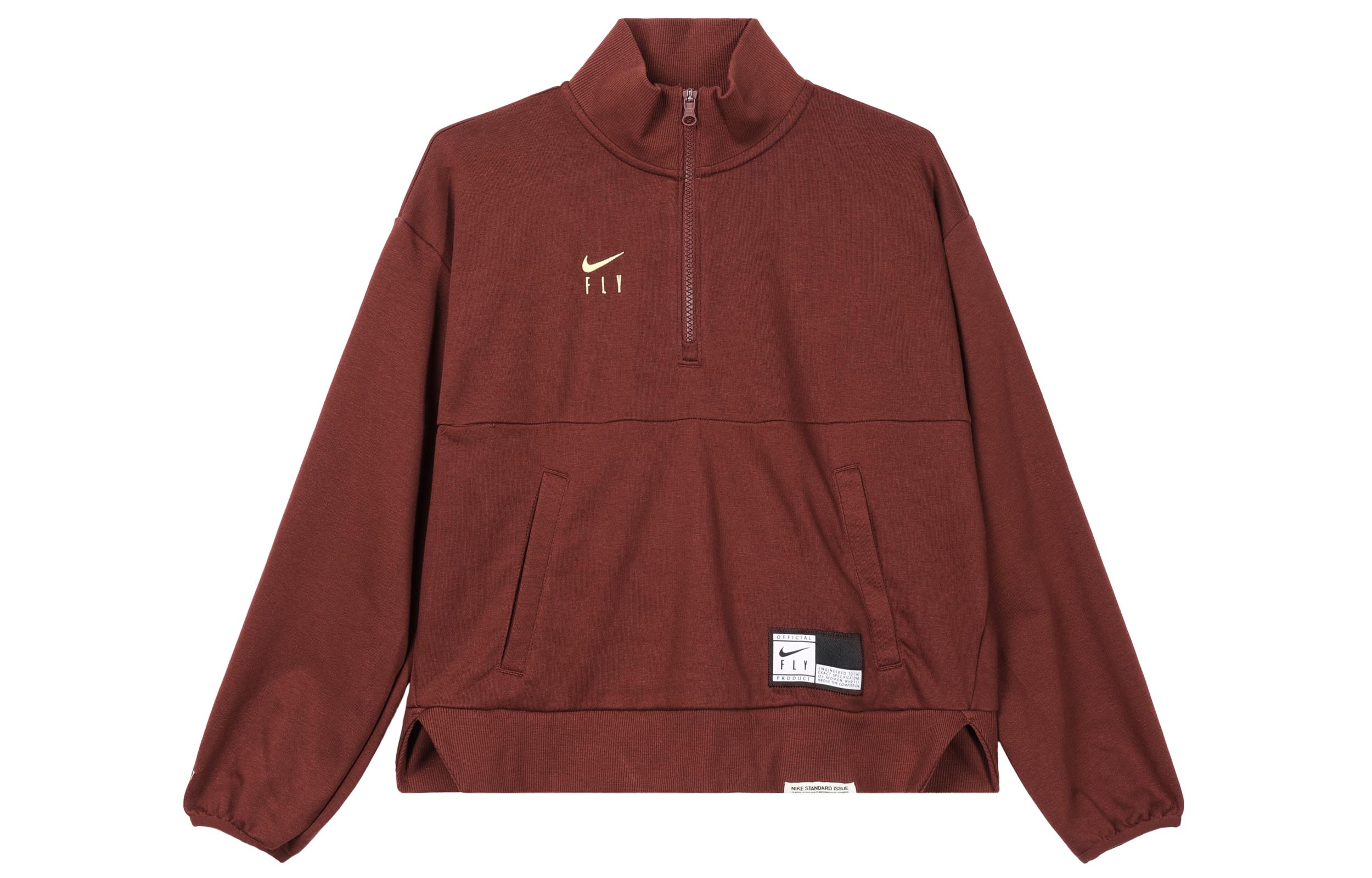 Nike Swoosh Fly Sweatshirt Women s Dark Team Red FQ4090-619 M