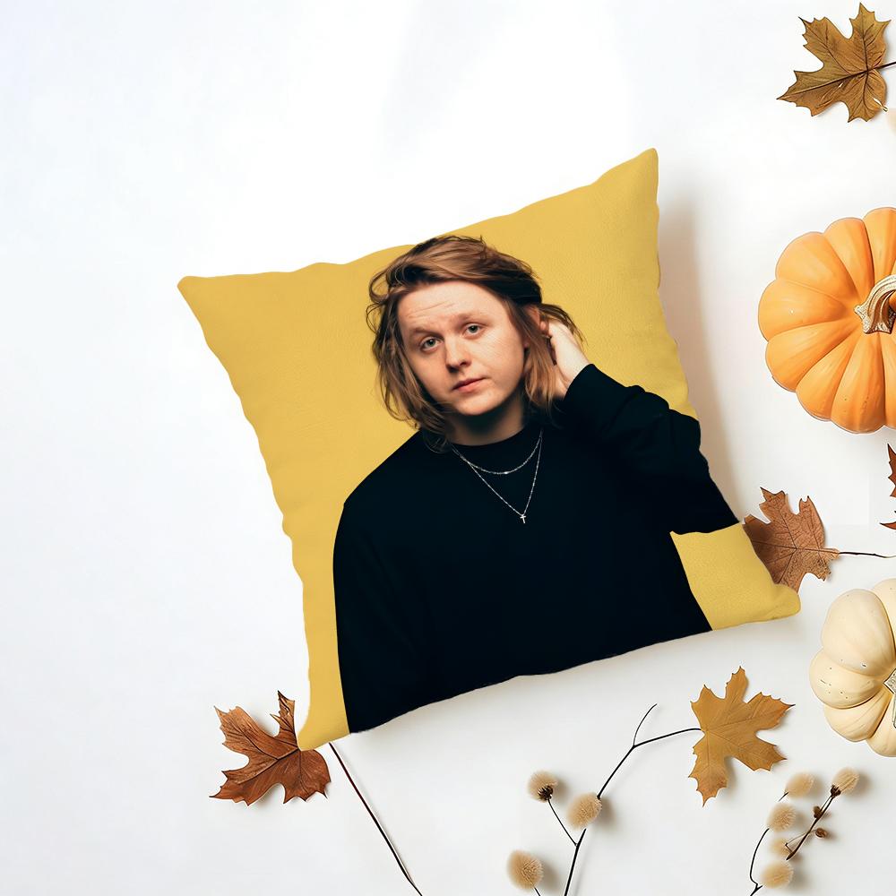Intense POP Singer LLewis Capaldi Cushion Cover Washable Linen Pillowcase Soft  for Daily Sofa Bed Home Room Decor