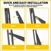 Rear Wiper Blade & Set Arm For Buick Enclave 2008-2017 Windshield Black Car