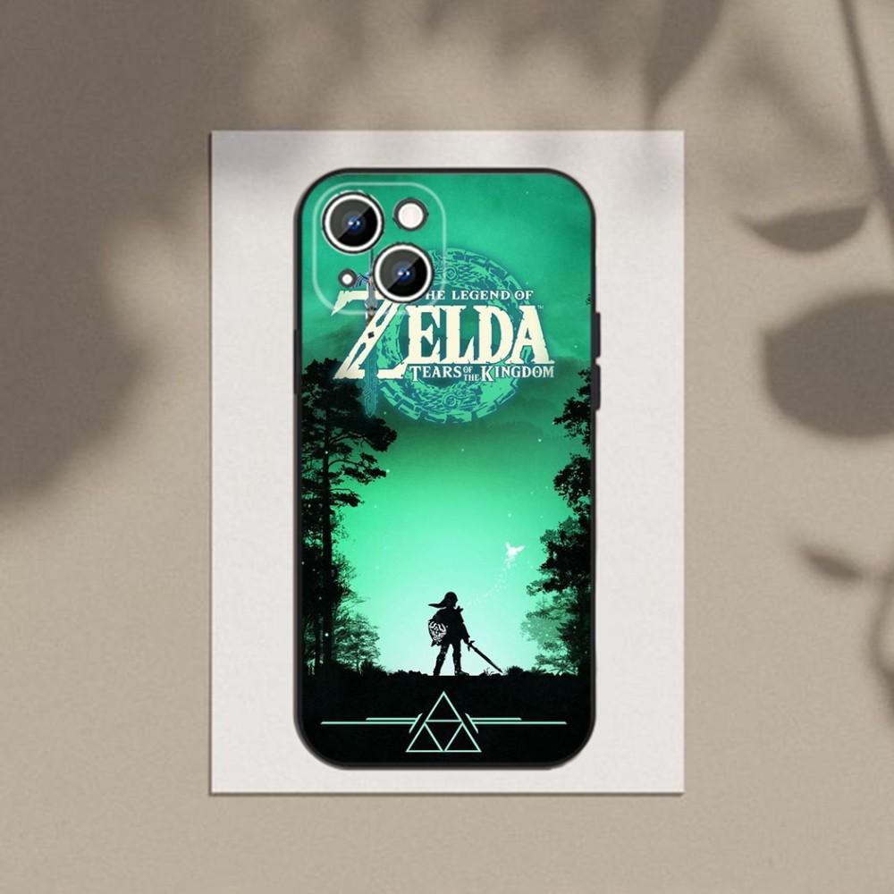 Z-Zeldas Game Phone Case Phone Case For Apple iPhone 15,14,13,12,11,XS,XR,X,8,7,Pro,Max,Plus,mini Silicone Black Cover