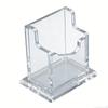 Acrylic Business Card Holder Tiered Design Transparent Name Display Freestanding for Commerce