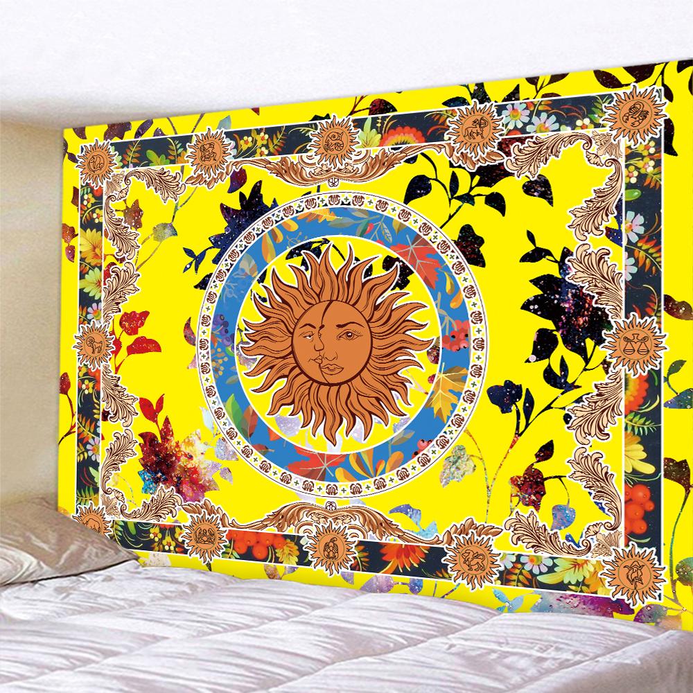 

Таро Психоделическая сцена Гобелен Хиппи Мандала Настенная подвеска Колдовство Гадание Декор Богемная комната Эстетика Домашний декор