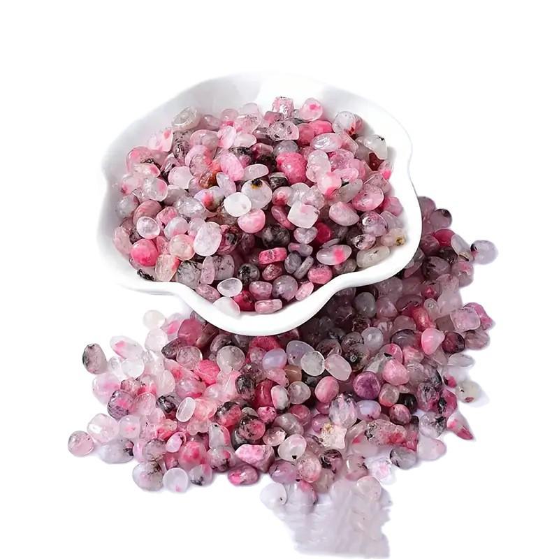 Cherry Blossom Pink Rose Quartz Aquarium & Flower Pot Stones