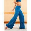 VEZFAA Pantalons et corsaires taille haute imprimés couleur unie pour femmes