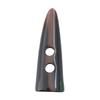 Two-Eyed Horn Tip Resin Button Double-Sided Nylon Trench Coat Single-Headed Tip Coat Suit Decorative Lock Rope Button