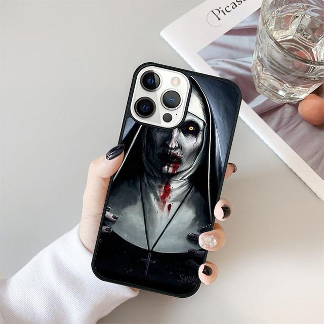 Horror Nunn Scary Phone Case Cover For iPhone 17 Air 15 16 14 13 12 Pro Max 11 Pro Max Plus Coque Shell