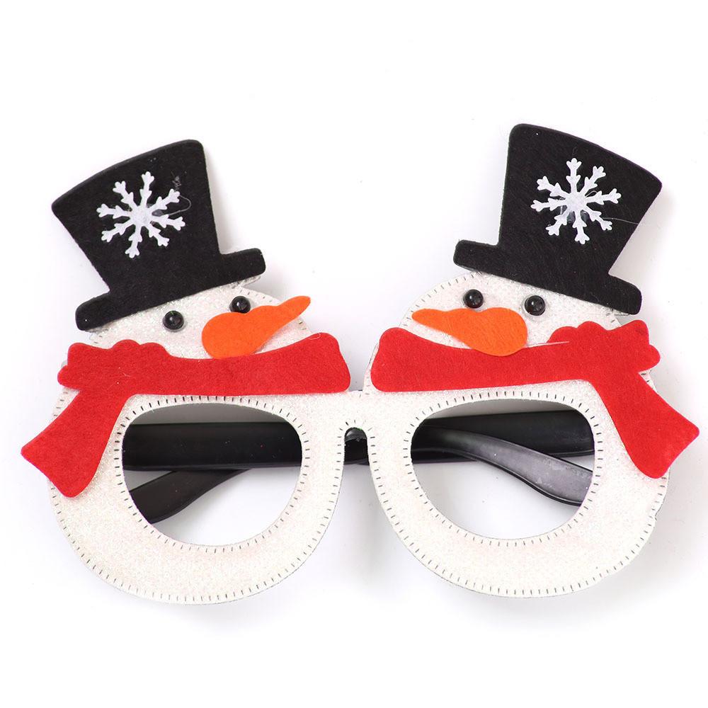 Handmade Plastic Colorful Christmas Glasses Perfect For Kids Featuring Cheerful Santa And Designs Reindeer