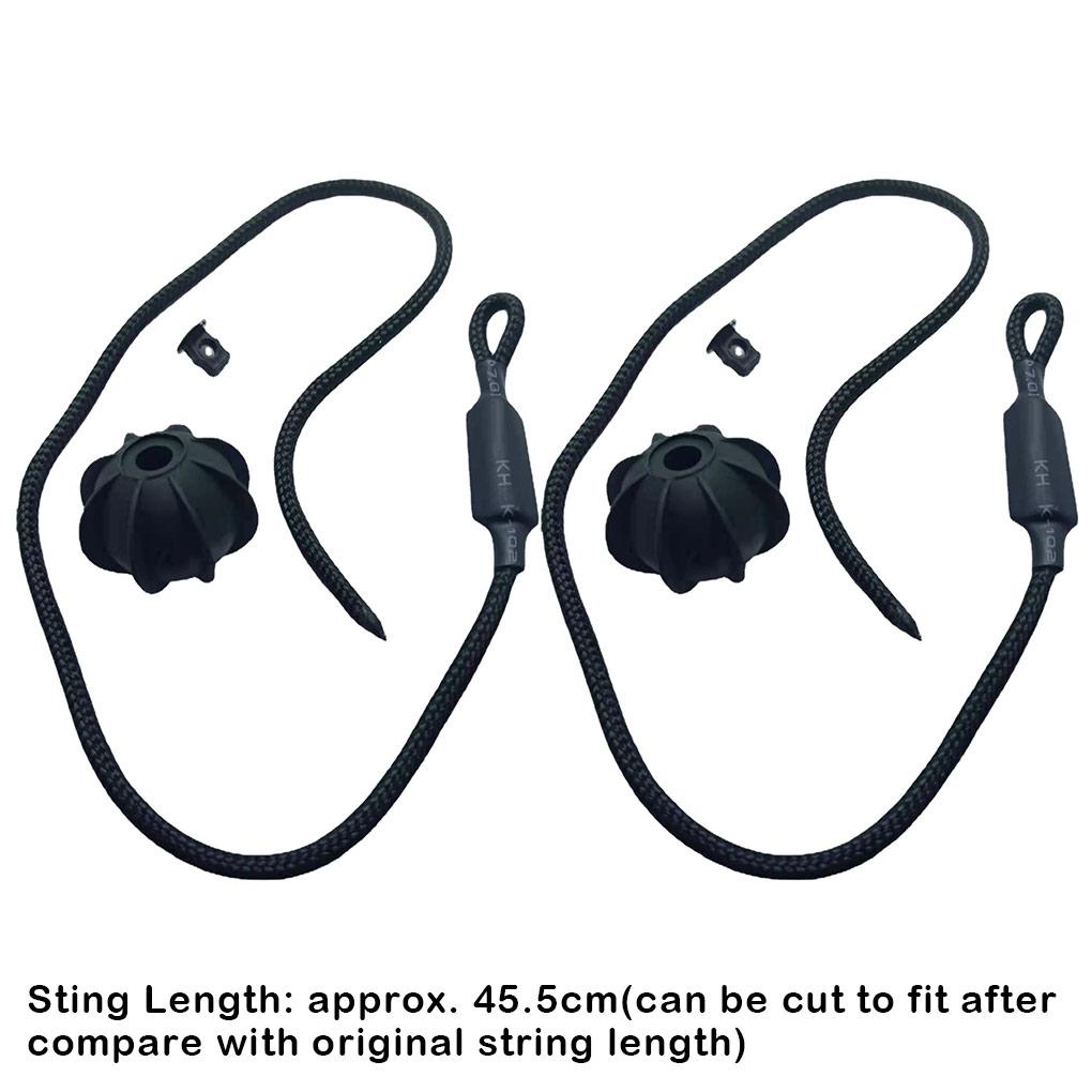 2Pcs Car Rear Shelf Straps Ball Holding Cord Vehicle Tailgate Lanyard Trunk Storage Package Tray Lid Rope Nylon Sling