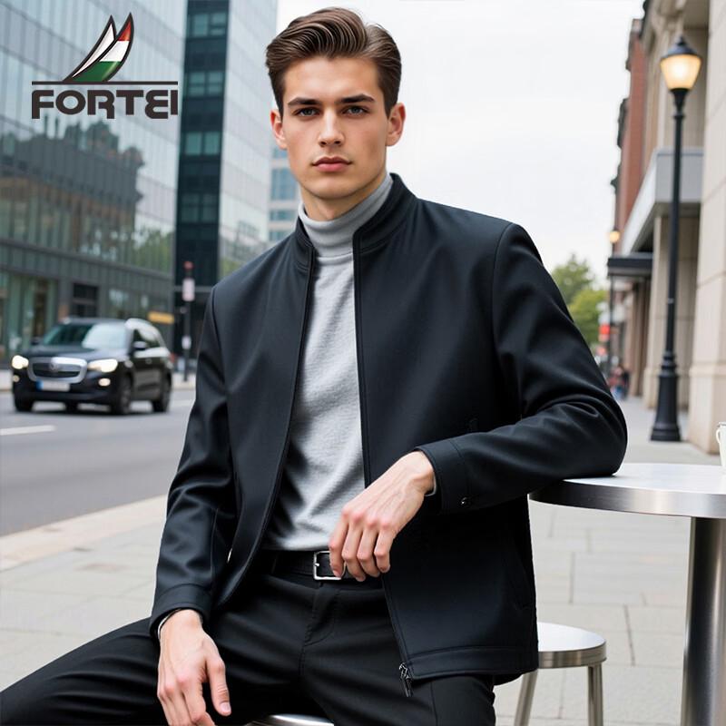 Futing Men s Classic Business Casual Jacket 56