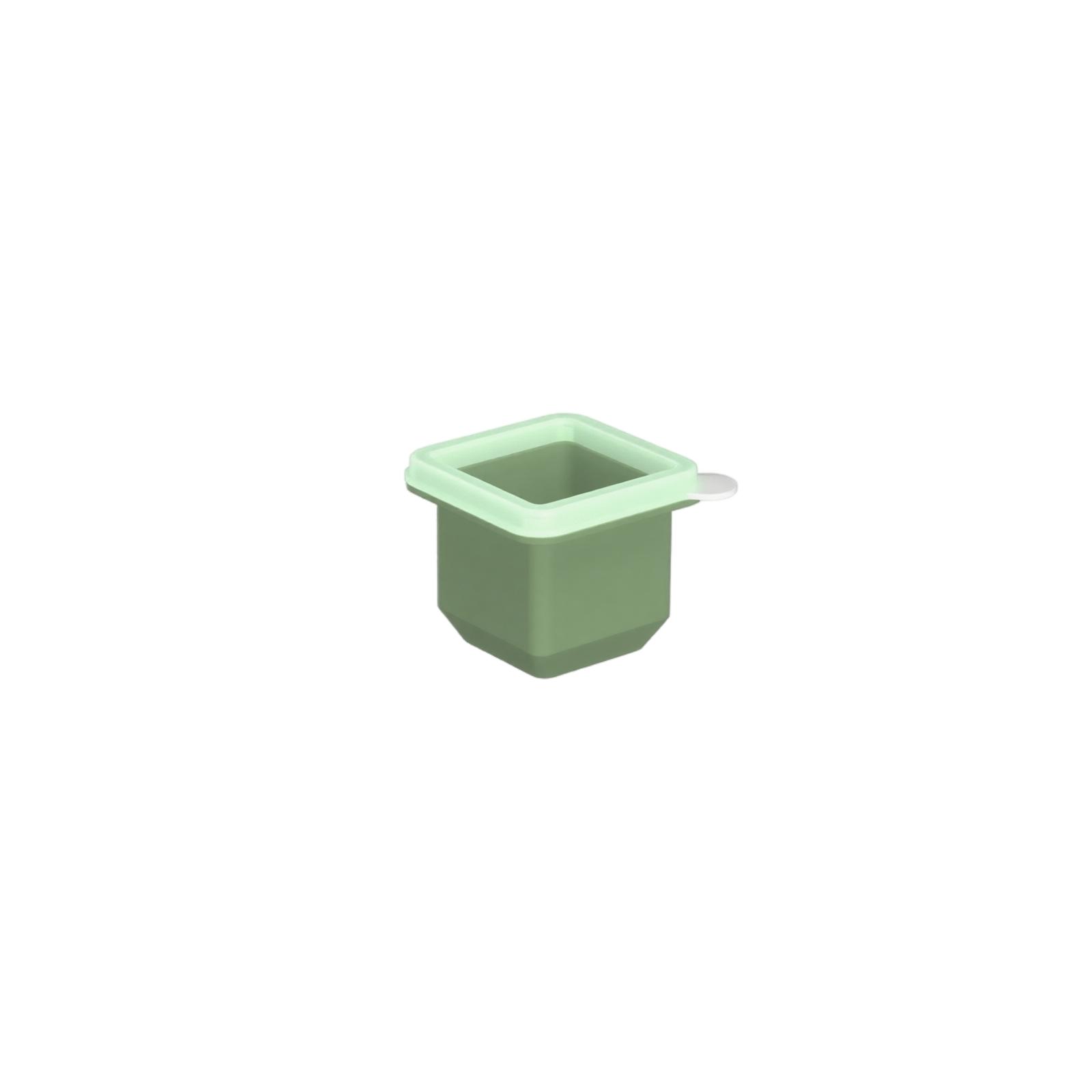 

Silicone Ice Cube Tray with Lid Flexible Square Ice Mold for Freezing Water Juice and Other Liquids Durable Non-Toxic Food Grade Material One Size зелений