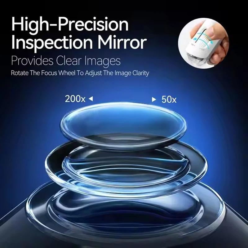 Electron Scalp Detection Pore Magnifier For Face Digital Microscope Camera Dermatoscope Skin Analyzer Machine Head Skin Analysis