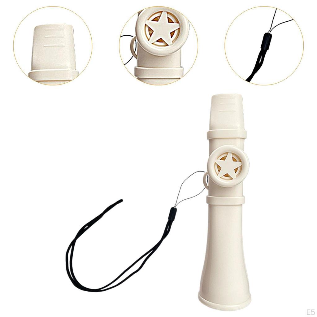 Kazoo Cor de Tom Ajustável Flauta Aprimorada Amantes de Música Teclado de Piano