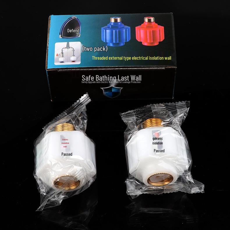 Universal Electric Water Heater Firewall with Anti-Leakage Isolation Brass Fittings