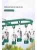 Stainless Steel Multifunctional Sock and Underwear Drying Rack with Windproof Clips