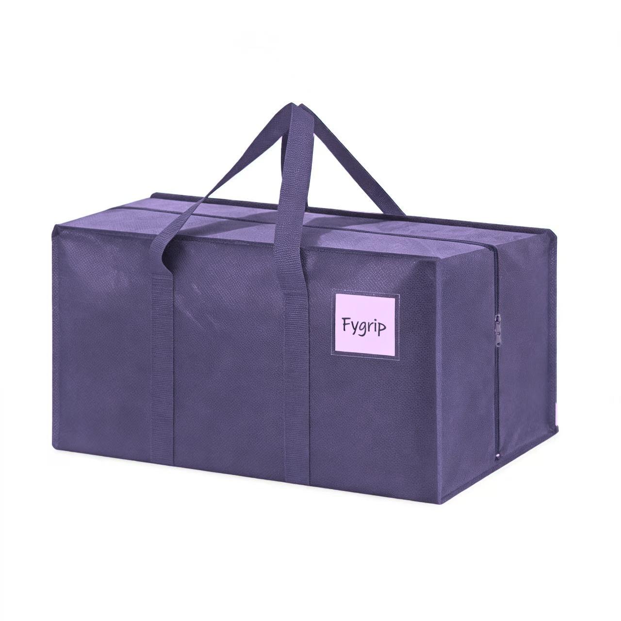 1Pc Extra Large Moving Bags with Strong Zippers & Carrying Handles, Storage Bags Storage Totes for Clothes, Moving Supplies