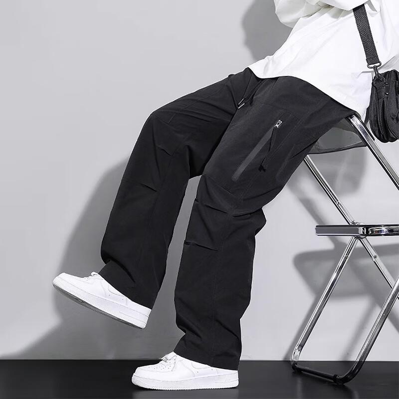 VUUG Men's Outdoor Cargo Straight-Leg Pants