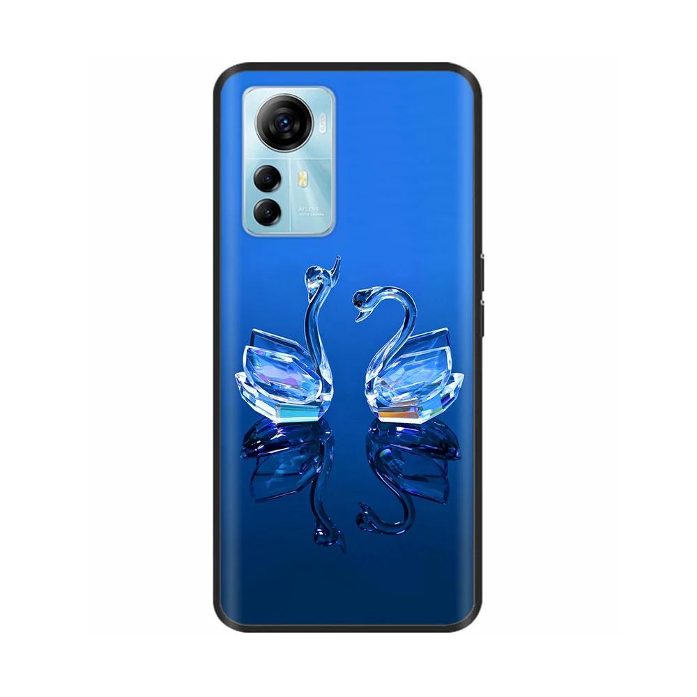 Cute Phone Case For Blade A72s 4G Case Flower Cartoon Painted Soft Silicone Fundas for ZTE Optus X Max A 72s Cover Protective