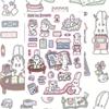 INS Kawaii Rabbit Cartoon Stickers Korean Style Creative Decals for Diary Notebook Scrapbook Decoration
