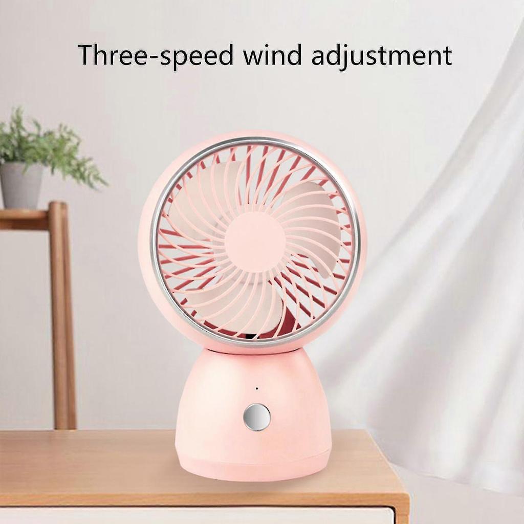 1200mah Summer Portable Fan Cooling Usb Desktop Fan Mini Air Cooler 3 Speed