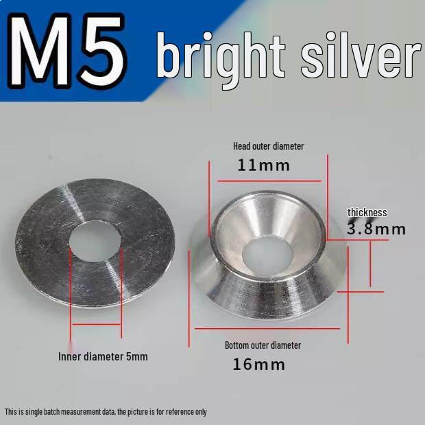 Цветные анодированные шайбы-гроверы из алюминиевого сплава M5-M12