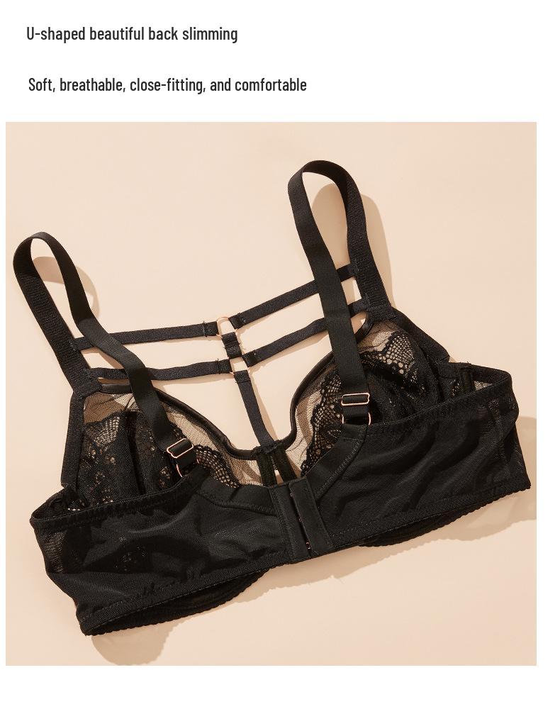 Plus Size Full Cup Bra Set for a Slimmer Look - Beautiful and Supportive for Big Busts