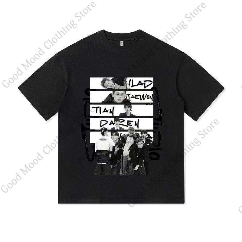 Nuova T-shirt CORTIS Moda Streetwear Tendenza SEONGHYEON KEONHO JUHOON Stampa T-shirt Fan Kpop Cotone Manica Corta Magliette