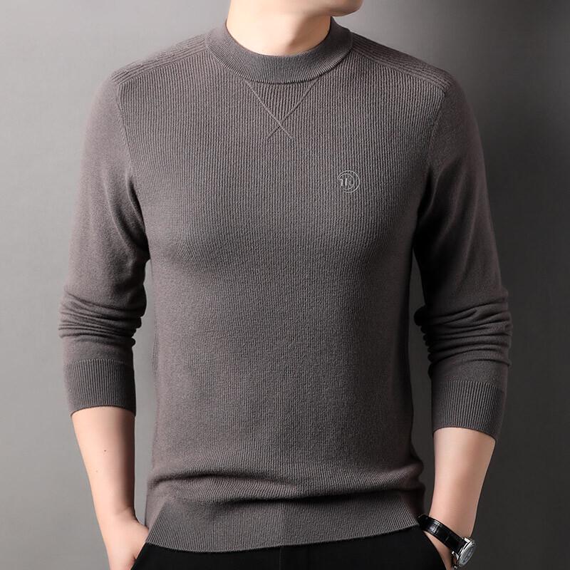 Hengyuanxiang Men s 100% Wool Casual Pullover Sweater XL