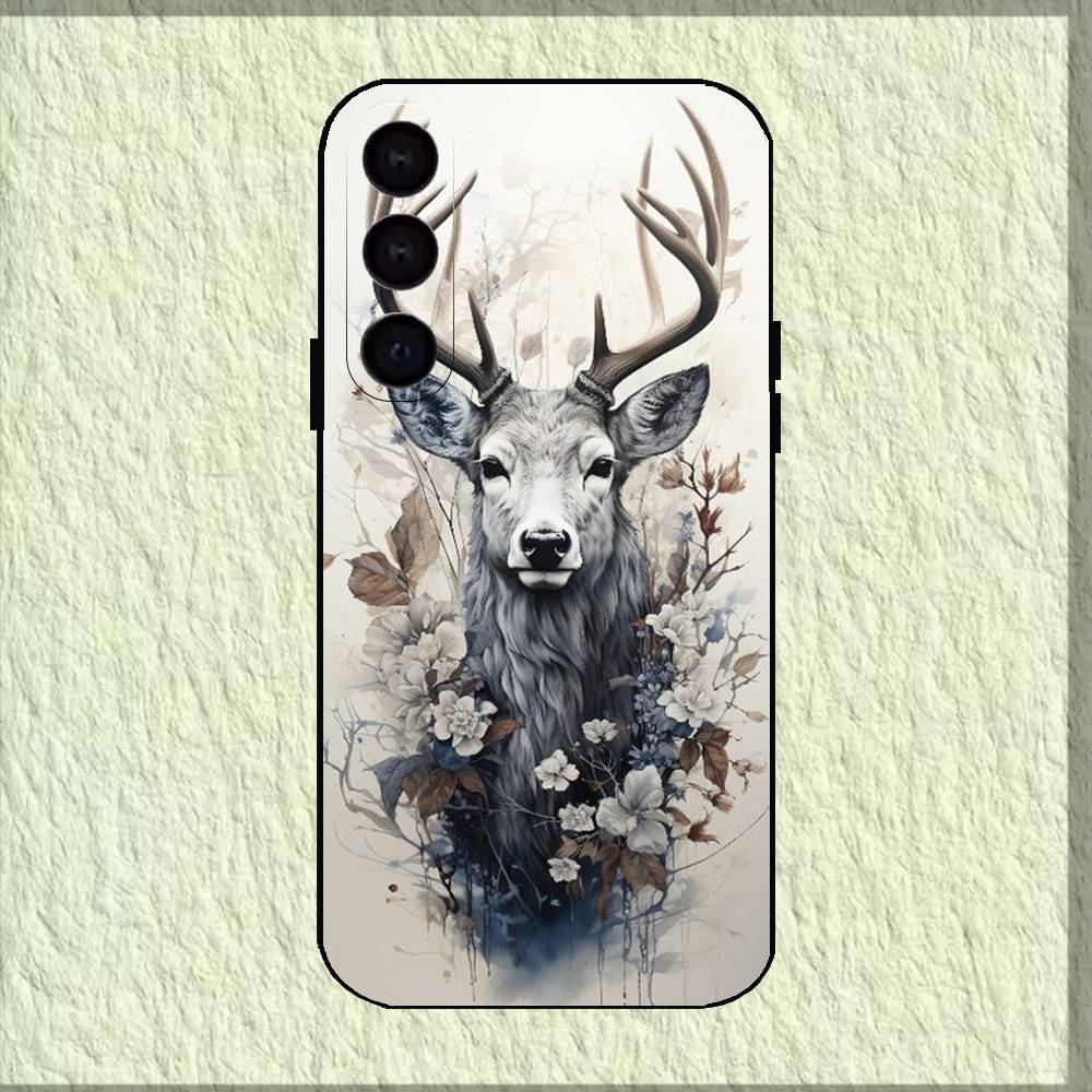 Elk In my Dream Phone Case For Samsung Galaxy A20,21s,22,31,32,52,53,72,73,80,91 Soft Black Shell