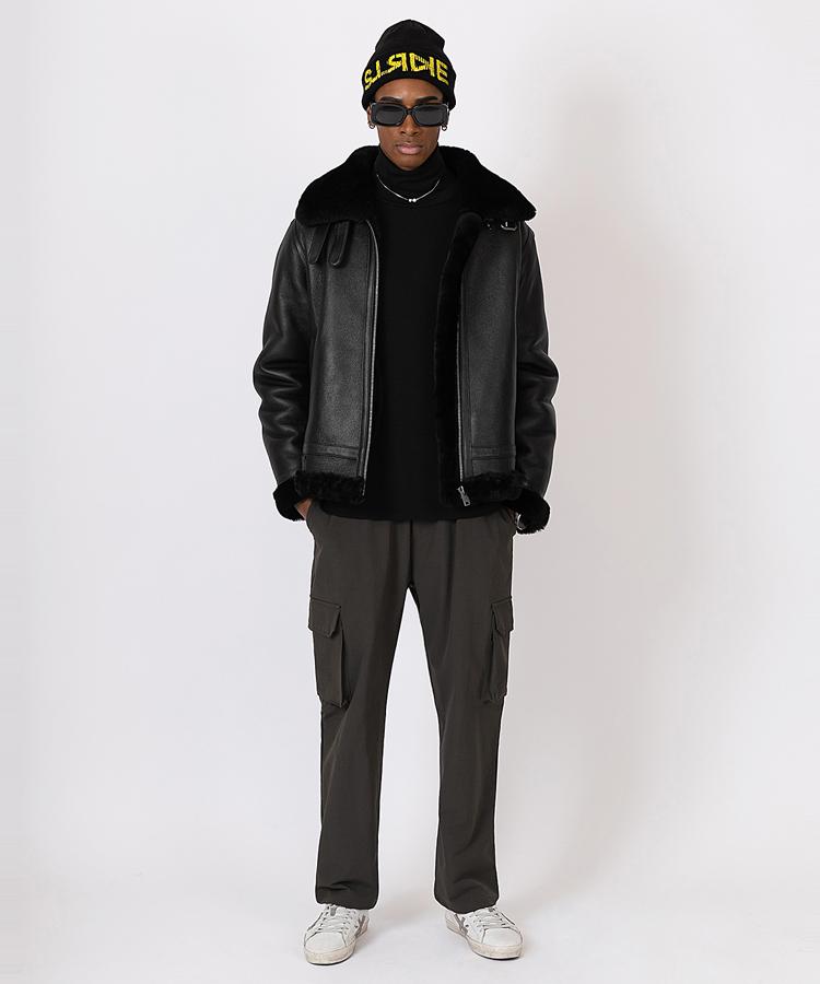 Seuteulaikeu Trek Loose Cargo Pants (Dark Khaki)