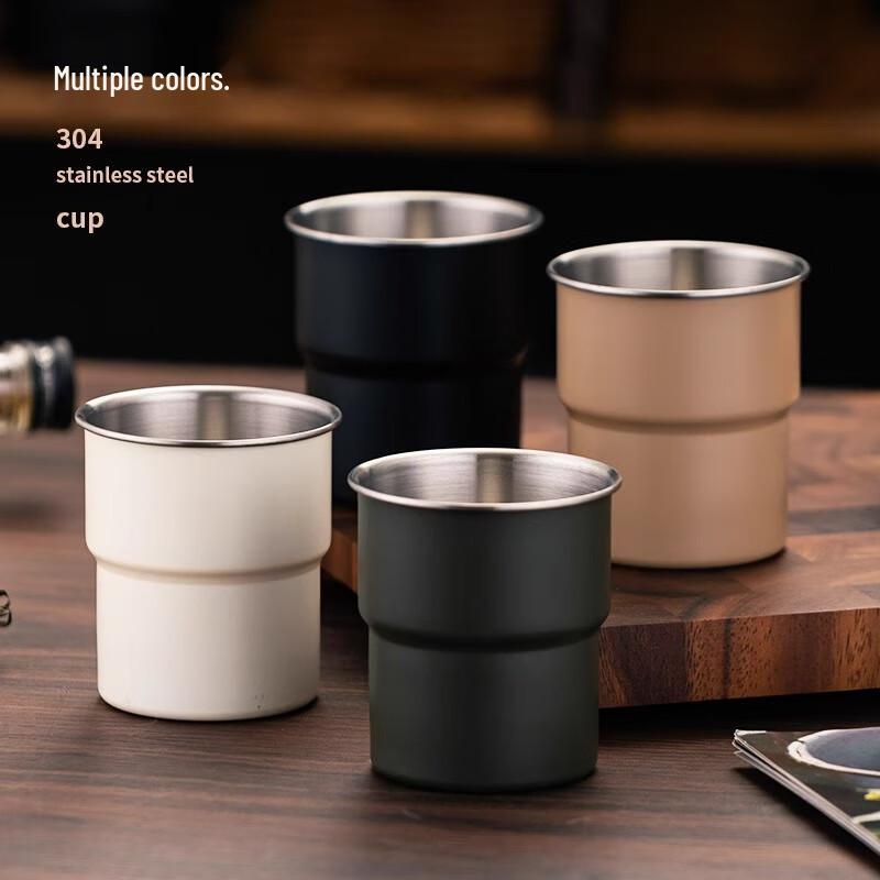 Huilingyang Portable Outdoor Camping Travel Cup 7.6 x 8.5 cm
