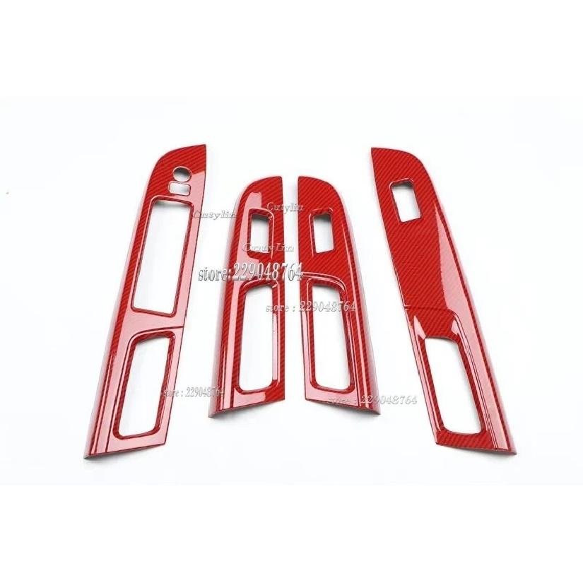 LHD RHD For subaru WRX WRX STi 2014- ABS Window Switch Panel Cover Trim Armrest Panel Lift Button Decoration Styling