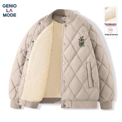 Chaqueta de béisbol acolchada de invierno para hombre GENIOLAMODE