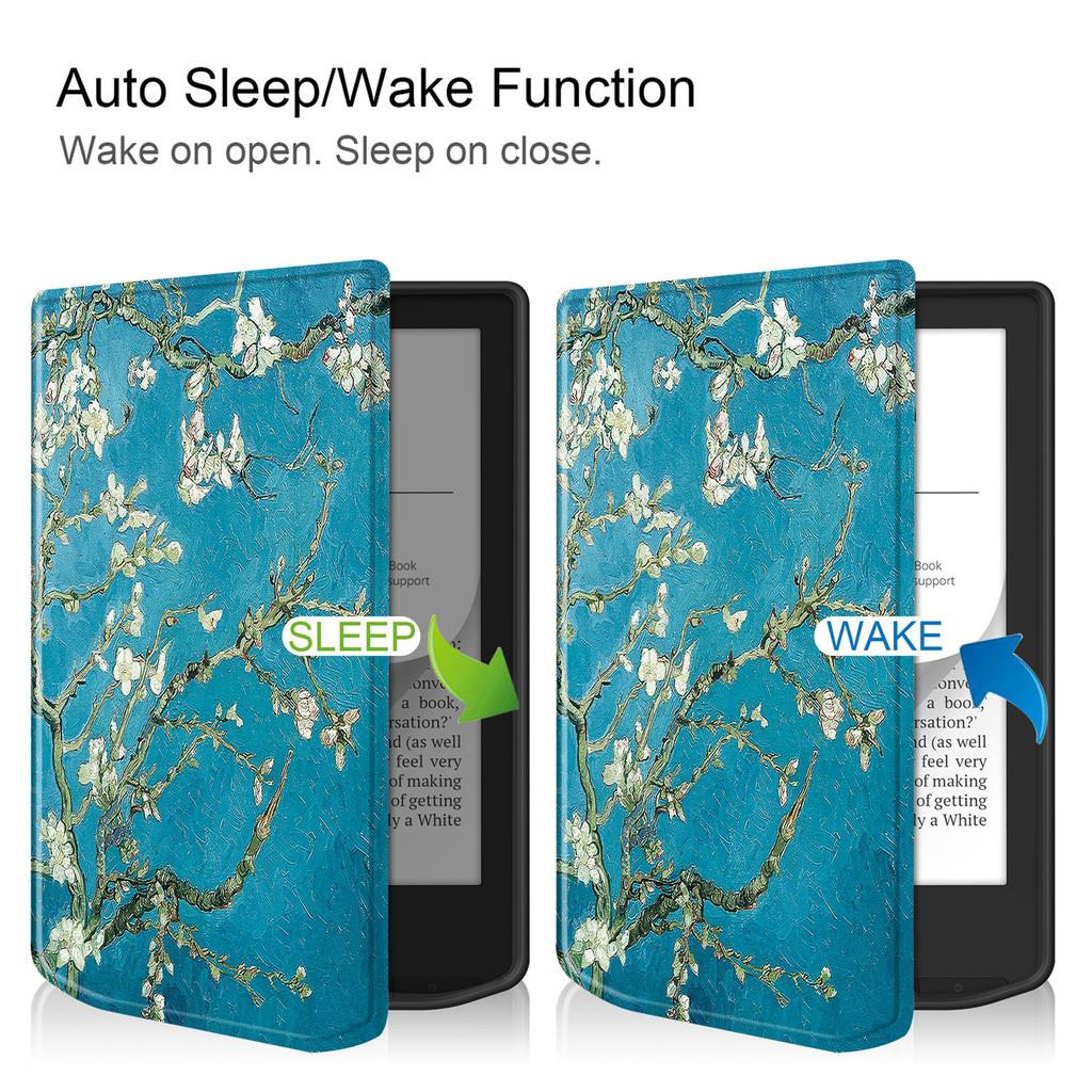 Etui na czytnik e-booków do PocketBook Verse Lite/Verse Pro PB634/Verse PB629 z nadrukiem Wzór Pokrowiec TPU + PU