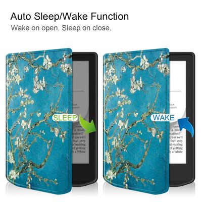 E-Reader Hülle Für PocketBook Verse Lite/Verse Pro PB634/Verse PB629 Musterdruck TPU + PU Hülle