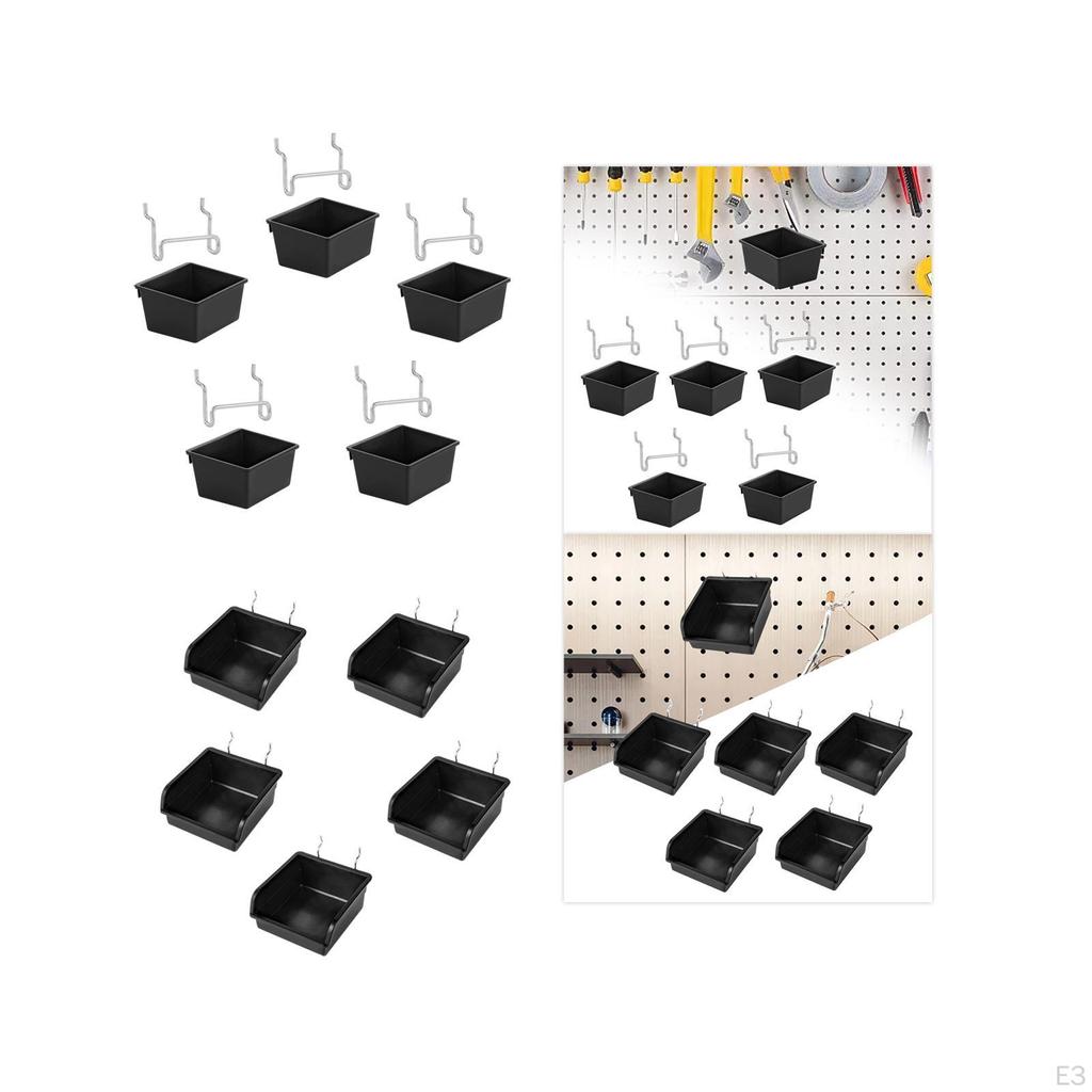 Sistema di stoccaggio efficiente con pannello forato per l'organizzazione di casa e garage