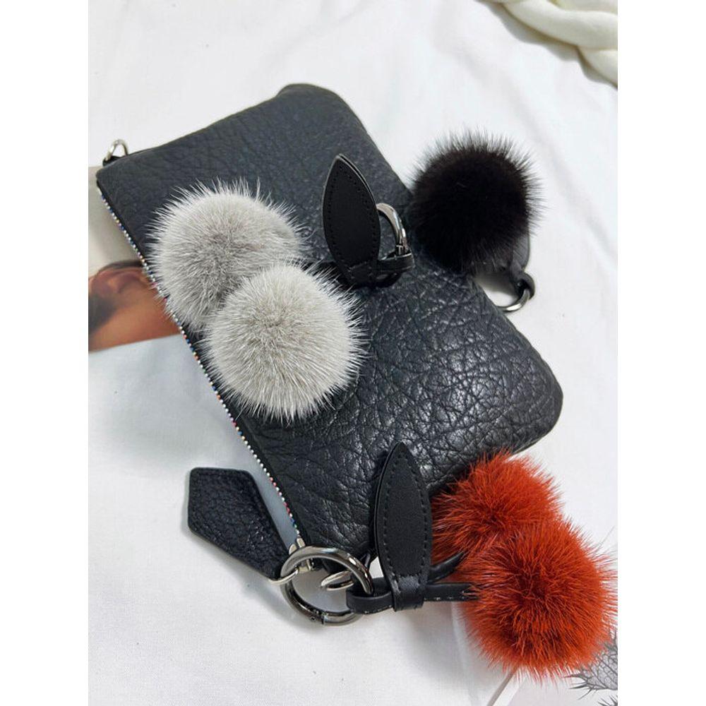 THEHEE Mink Fur Cherry Charm